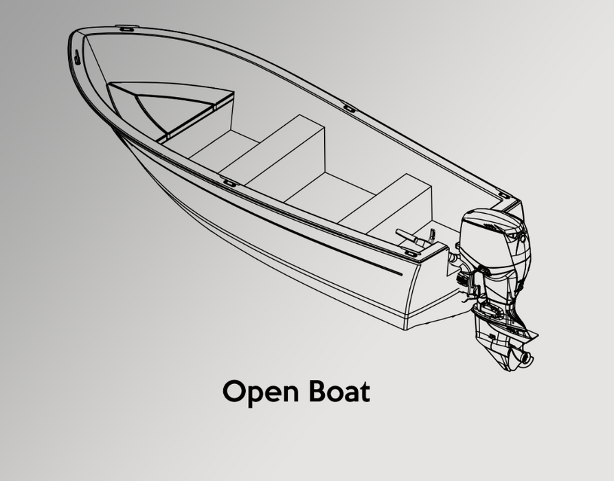 Oceansouth Open Boat Cover